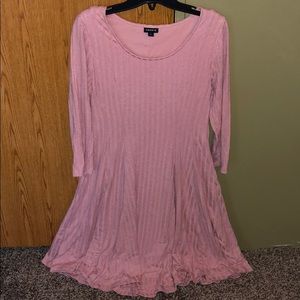 Light pink torrid sweater dress
